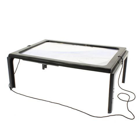 Bladzijdeloep met LED 275x195mm